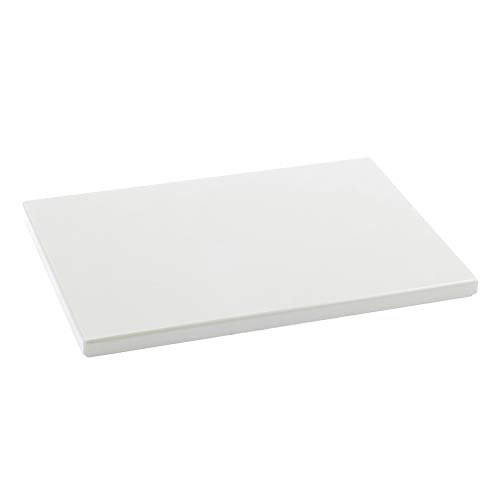 Metaltex - Tabla de cocina, Polietileno, Blanco, 33 x 23 x 1,5 cm