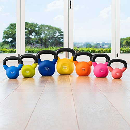 METIS Pesas Rusas Kettlebells │Mancuernas │ Ejercicio en Casa │ Musculación (12kg) METIS Pesas Rusas Kettlebells │Mancuernas │ Ejercicio en Casa │ Musculación (12kg)