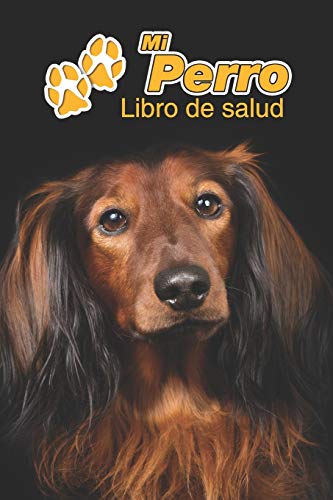 Mi Perro Libro de salud: Teckel pelo largo | 109 páginas 15cm x 23cm A5 | Cuaderno para llenar | Agenda de Vacunas | Seguimiento Médico | Visitas Veterinarias | Diario de un Perro | Contactos