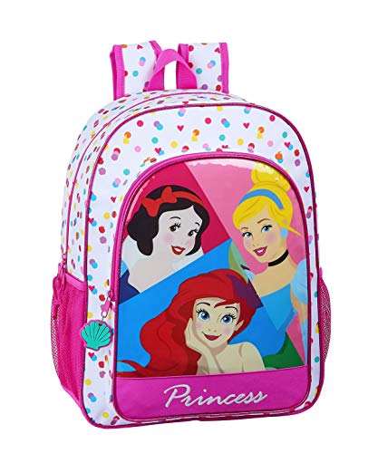 Mochila Safta Escolar Niños de Disney Princess, 330x140x420mm