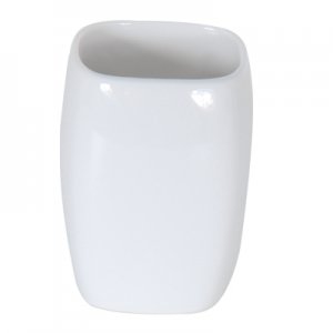 MSV 140450 Vaso, de cerámica Color Blanco 7 x 10 cm