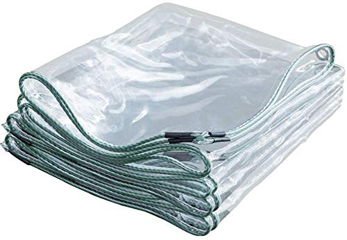 MY1MEY 0.3MM Lona Transparente Impermeable Impermeable De PVC Ventana Espesar Plástico Suave Tela Impermeable A Prueba De Viento Al Aire Libre Balcón