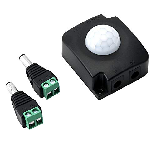 NIANNIAN DC 12 V 24 V 10 A PIR sensor de movimiento para barra de luz LED regulable tiempo de retraso NIANNIAN DC 12 V 24 V 10 A PIR sensor de movimiento para barra de luz LED regulable tiempo de retraso