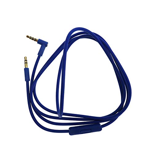 OTOTEC Cables de audio para auriculares con control de micrófono, cable de conversación, cable de 3,5 mm, compatible con auriculares Beat Dr Dre Aux
