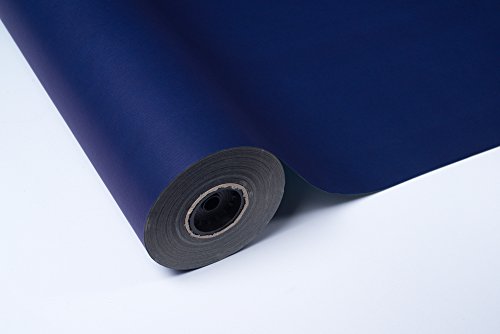 PAKOT Rollo Papel de Regalo Kraft Azul Marino - Bobina Grande 70CM X 100M - Ideal Embalaje Decorativo y Negocios