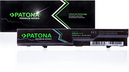 PATONA Premium Batería para Laptop / Notebook HP 420 | 421 | 425 | 620 | 625 | 4320t | Compaq 320 | 321 | 325 | 326 | 420 | 421 | 620 | 621 | ProBook 4320 | 4320s | 4320t | 4321 | 4321s | 4325s | 4420s | 4425s | 4520 | 4520s - [ Li-ion; 5200mAh;negro]