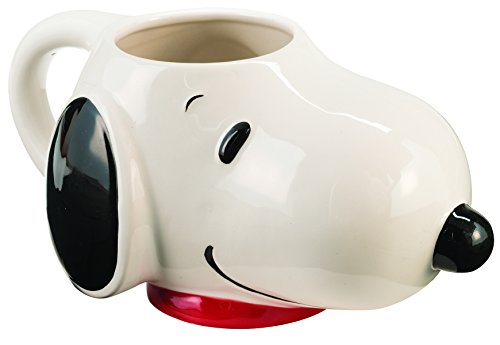 Peanuts Snoopy - Taza de cerámica esculpida