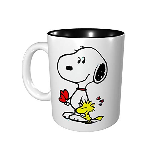 Peanuts Snoopy - Taza de porcelana (330 ml), diseño de Snoopy