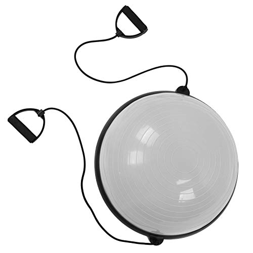 Pelota De Entrenamiento De Yoga con Correas Antideslizante Fitness Balance Media Pelota para Core Training Gris Pelota De Entrenamiento De Yoga con Correas Antideslizante Fitness Balance Media Pelota para Core Training Gris