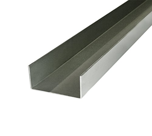 Perfil de inox acero cepillado u 52 x 80 x 52 x 2 mm por ejemplo para cristal piedras en 8 cm de grosor - 2,15 m de largo Perfil de inox acero cepillado u 52 x 80 x 52 x 2 mm por ejemplo para cristal piedras en 8 cm de grosor - 2,15 m de largo