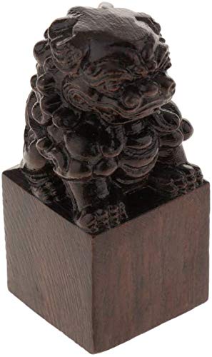 Pillowcase Ornamento del Arte del hogar del Paisaje Interior de la Escultura de la Estatua de Buda de Madera Creativa - Sello