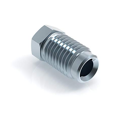 Racor roscado M10 x 1,25 para cable de freno de 4,75 mm, reborde F tipo L, conector profesional DIN/ISO 1651 Racor roscado M10 x 1,25 para cable de freno de 4,75 mm, reborde F tipo L, conector profesional DIN/ISO 1651