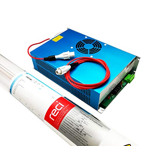 Reci Tubo láser de CO2 130W (pico 160W) 1650mm W6 / S6 y DY20 Power spply para grabado láser y corte Seguro y Air Express