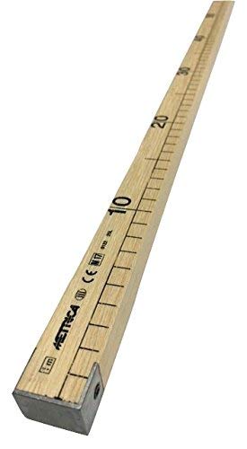 Regla, herramienta de medición, barra de madera para sastrería, profesional, longitud 100 cm, 1 m, ideal para trabajos de costura, patchwork, Homemade, para medir con facilidad sus tejidos.