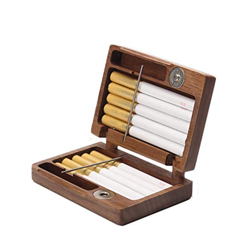 RUI - K25 El Nuevo Pitillera De Madera Abierto por Ambos Lados Material De Madera Maciza Moda Impermeable Y Resistente A La Presión Puede Contener 10 Cigarrillos De 85 Mm. RUI - K25 El Nuevo Pitillera De Madera Abierto por Ambos Lados Material De Madera Maciza Moda Impermeable Y Resistente A La Presión Puede Contener 10 Cigarrillos De 85 Mm.