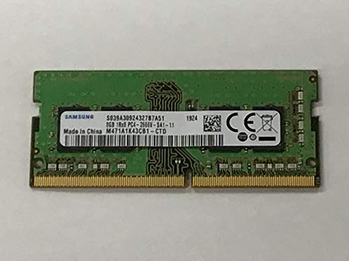 Samsung M471A1K43CB1-CTD módulo de Memoria, 8 GB, 1 x 8 GB, DDR4, 2666 MHz, 260-pin SO-DIMM, 1.2 V, Negro, Verde