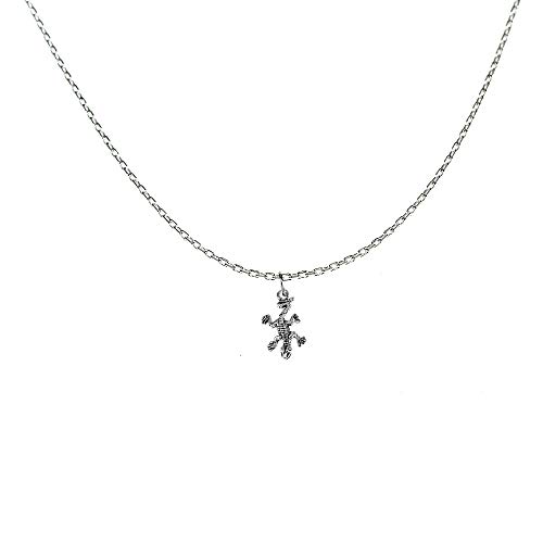 SC Crystal - Collar para mujer, totalmente de plata 925/1000 x color plata * Dimensiones: 44 cm