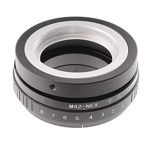 Shuangyu Tilt-Shift 360 ° lente adaptador de lente para objetivo M42 a cámara Sony E-Mount NEX-3 NEX-3N NEX-5 NEX-5 NEX-F3 A6000 A5000 A3000 Alpha A7 A7R DSLR Shuangyu Tilt-Shift 360 ° lente adaptador de lente para objetivo M42 a cámara Sony E-Mount NEX-3 NEX-3N NEX-5 NEX-5 NEX-F3 A6000 A5000 A3000 Alpha A7 A7R DSLR