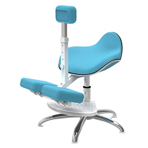 Silla rodillas Presidente De Rodillas Científicamente Silla Inicio De Elevación Pie Peso De Aproximadamente 100 Kg (Color : Blue)