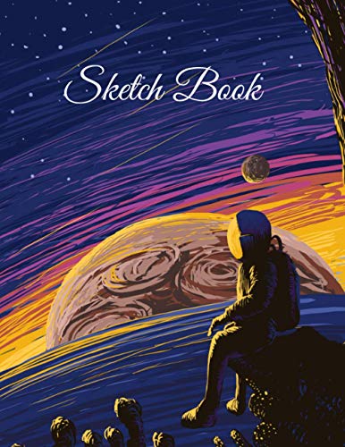 Sketch Book: Large Notebook for Drawing, Writing, Painting, Sketching or Doodling, 100 Pages, 8.5x11 (Premium Abstract Cover vol.71 )