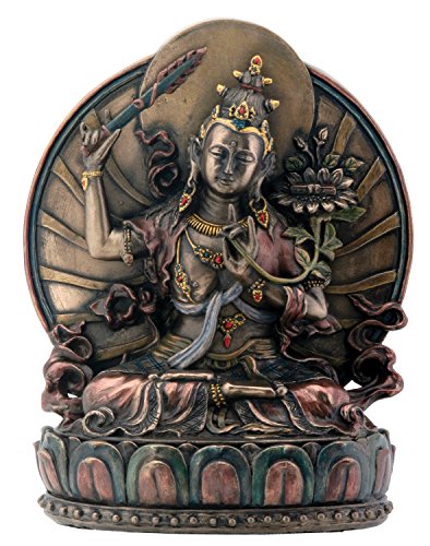 StealStreet Manjushri Sentado En Lotus Budismo Estatua