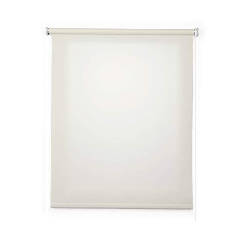 STORESDECO Stores Deco Estor Enrollable traslúcido Liso, Estor para Ventanas y Puertas (200 cm x 250 cm, Blanco)