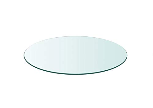 Tablero de mesa de cristal templado redondo de 700 mm, superficie de mesa redonda de cristal resistente, para mesas de comedor, mesas de jardín Tablero de mesa de cristal templado redondo de 700 mm, superficie de mesa redonda de cristal resistente, para mesas de comedor, mesas de jardín