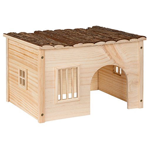 TecTake Casa casita de roedores madera roedores | -varias tamaños- (M 41x26x34,5 cm | no. 402580)