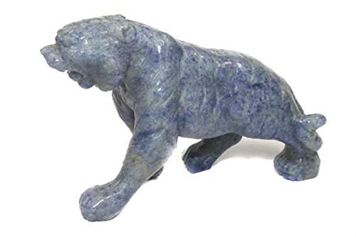 Tigre aprox. 90 x 45 mm, cuarzo azul.