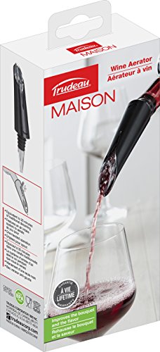 Trudeau Aireador Decantador de vino. Equivale a 30 minutos de decantador. Medida: 16cm de largo. Packaging: caja regalo decorada Trudeau Aireador Decantador de vino. Equivale a 30 minutos de decantador. Medida: 16cm de largo. Packaging: caja regalo decorada