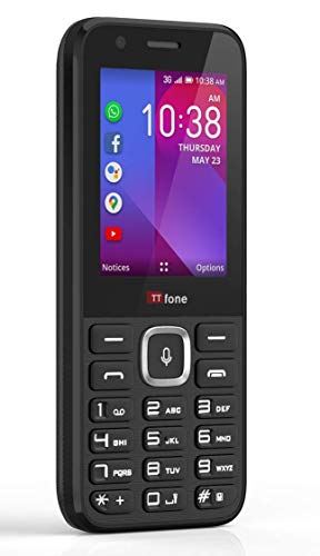 TTfone TT240 Teléfono móvil Simple 3G KaiOS de Whatsapp con Asistente de Voz de Google