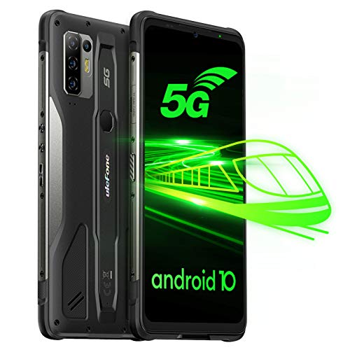 Ulefone Armor 10 5G Móvil Resistentes, 8GB+128GB Android 10 Octa-Core Smartphone Antigolpes, Cámara Quad AI de 64 MP, 6.67''FHD+ IP68/IP69K Teléfono Móvil, Batería 5800mAh, Carga Inalámbrica 15W, OTG Ulefone Armor 10 5G Móvil Resistentes, 8GB+128GB Android 10 Octa-Core Smartphone Antigolpes, Cámara Quad AI de 64 MP, 6.67''FHD+ IP68/IP69K Teléfono Móvil, Batería 5800mAh, Carga Inalámbrica 15W, OTG