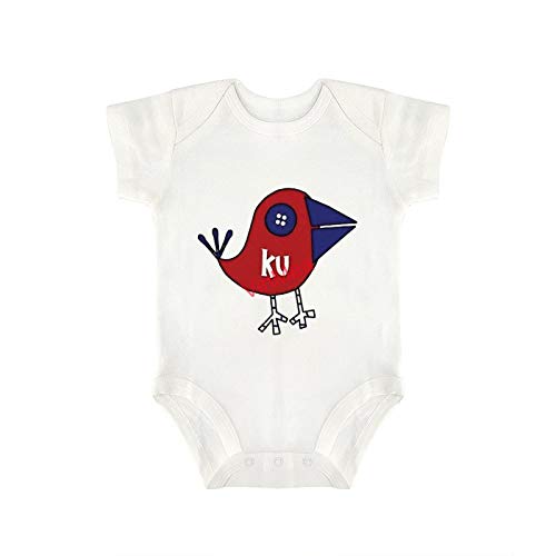 VinMea Baby Bodysuits Funny Short Sleeve KU Bird for Sweet Baby Girls & Boys (9-12 Months)