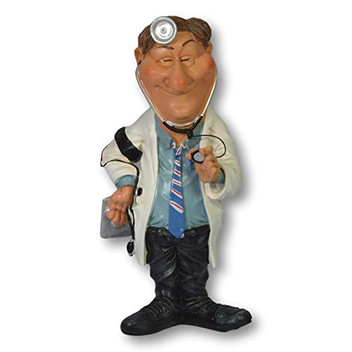 Warren Stratford Figura Decorativa de Resina Pintada a Mano. Alto de 200 mm. Diseño de Doctor. Warren Stratford Figura Decorativa de Resina Pintada a Mano. Alto de 200 mm. Diseño de Doctor.
