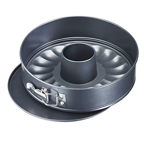 Westmark Molde Desmontable con Dos Fondos, Ø 28 cm, con Revestimiento Antiadherente, Acero Laminado en frío, Back Klassiker, Antracita, 31692240, Steel Westmark Molde Desmontable con Dos Fondos, Ø 28 cm, con Revestimiento Antiadherente, Acero Laminado en frío, Back Klassiker, Antracita, 31692240, Steel