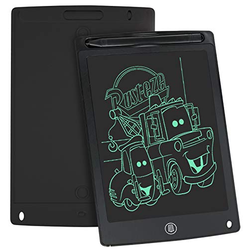 WOBEECO 8,5 Pulgadas Tableta de Escritura LCD, Tableta Grafica Digital con Bloqueo de Pantalla Borrable y Reutilizable, Pizarra Magica Electronica para Dibujo Niños y Juguete Educativo (Negro)