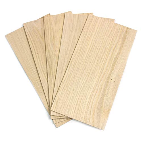 wodewa Juego de chapa de madera Roble 2mm de espesor 30 x 14cm | 5 unidades Tableros de madera real para artesanía Modelo manualidades marquetería Restauración wodewa Juego de chapa de madera Roble 2mm de espesor 30 x 14cm | 5 unidades Tableros de madera real para artesanía Modelo manualidades marquetería Restauración