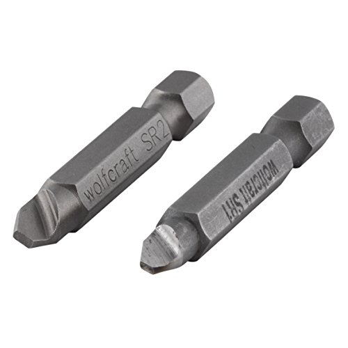 Wolfcraft 2982000 2982000-2 Destornilladores para aflojar Tornillos con roscado defectuoso 1 / T 10 2,5 + 3 SR 2 (PH 2 / PZ 2 / T 15 + 20 / hexágono Interior 4), Set de 2 Piezas multicolor Wolfcraft 2982000 2982000-2 Destornilladores para aflojar Tornillos con roscado defectuoso 1 / T 10 2,5 + 3 SR 2 (PH 2 / PZ 2 / T 15 + 20 / hexágono Interior 4), Set de 2 Piezas multicolor