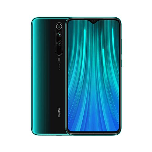 Xiaomi Redmi Note 8 Pro Smartphone,6GB RAM 128GB ROM Mobilephone,Pantalla Completa de 6.53",MTK Helio G90T Octa Core,Carga de 4500mAh,Quad Cámara(64MP + 8MP + 2MP + 2MP) Versión Global (Verde)