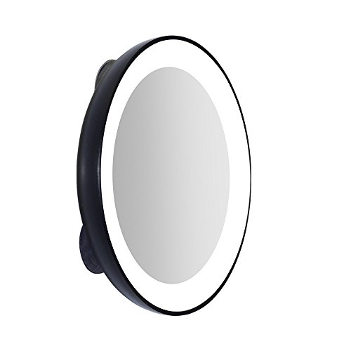 Zadro - Mini espejo con aumento 15 X «Nueva Generación» con luz LED