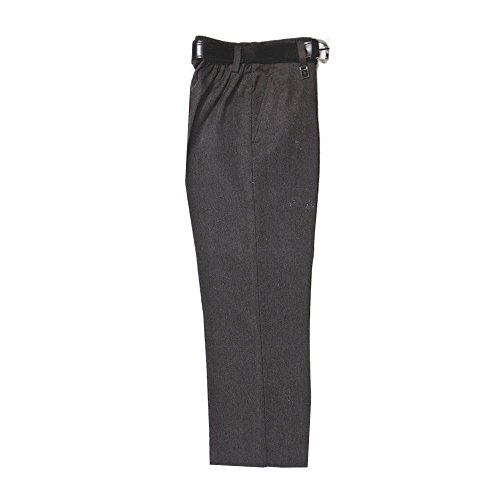 Zeco - Pantalones de colegio con elasticidad media, talla 5–6 años, color gris, 50-66 cm de ancho / 45,7 cm de largo Zeco - Pantalones de colegio con elasticidad media, talla 5–6 años, color gris, 50-66 cm de ancho / 45,7 cm de largo