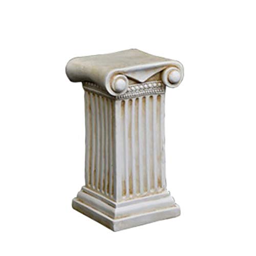 zenggp Clásico Griego Romano Columna Pedestal Estilo Corintio Decoración del Hogar Decoración De Boda Fiesta,Height 43CM