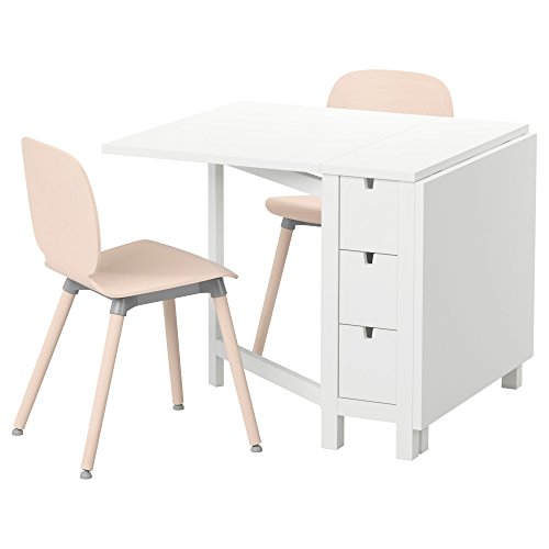 ZigZag Trading Ltd IKEA NORDEN/SVENBERTIL - Mesa 2 sillas Blanco/abedul