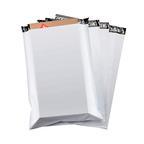 100 bolsas de envío de plástico opacas para envíos de envío de plástico autoadhesivo, diferentes medidas para el transporte (17 x 30 cm)