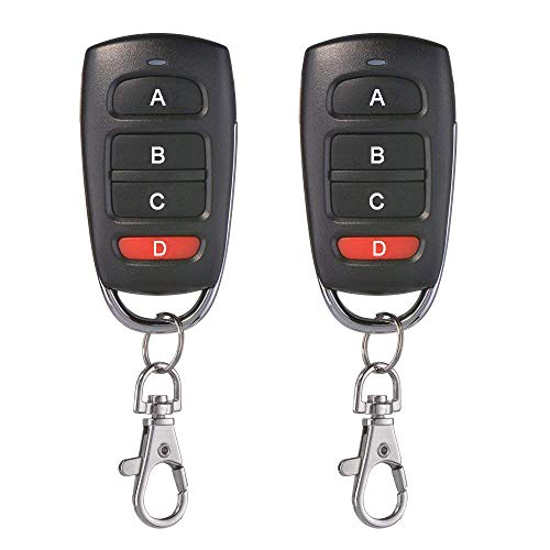 2 piezas Universal Garaje Gate Clonación Llavero Fob de Mando a Distancia 433 mhz Cloner para Garaje Puerta Eléctrica 2 piezas Universal Garaje Gate Clonación Llavero Fob de Mando a Distancia 433 mhz Cloner para Garaje Puerta Eléctrica