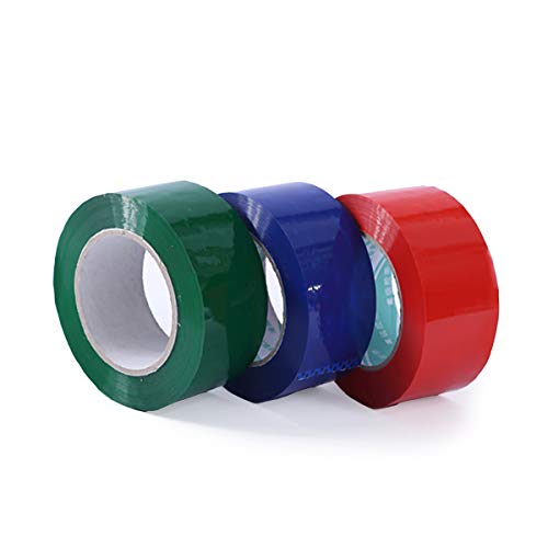 3 rollos de cinta de serigrafía, cada rollo mide 4,8 cm de ancho x 3,5 m de largo, apto para serigrafía, pintura, etc. (rojo, verde, azul)