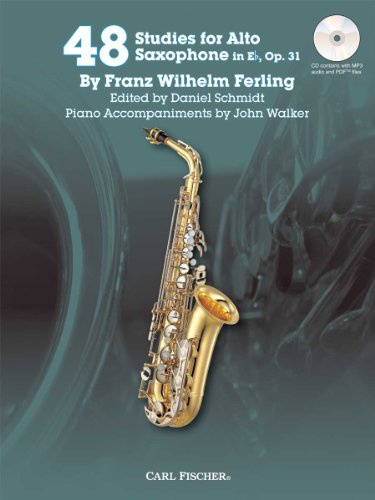 48 Studies for the Alto Saxophone in Eb, Op. 31 (Book & CD)