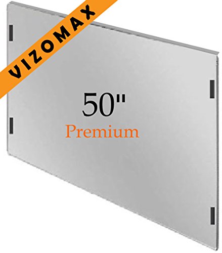 49 - 50 pulgadas Vizomax TV Protección de pantalla para LCD, LED y Plasma HDTV televisor