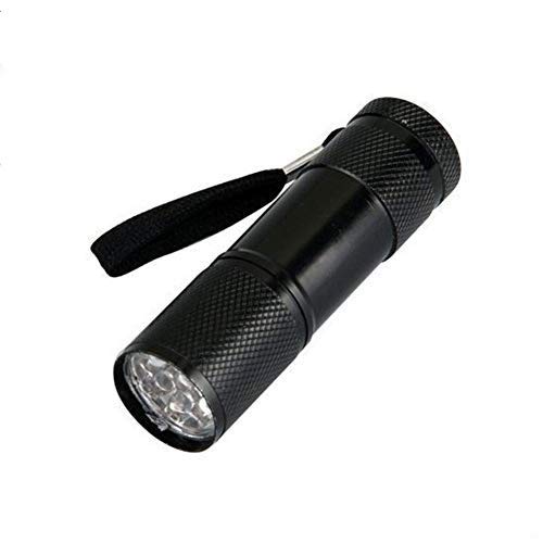 9 LED UV lámpara mini linterna ultra violeta luz negra UV lámpara de mano detector para analizar notas, tintas, mascotas, orina de perros, gatos y otros 9 LED UV lámpara mini linterna ultra violeta luz negra UV lámpara de mano detector para analizar notas, tintas, mascotas, orina de perros, gatos y otros