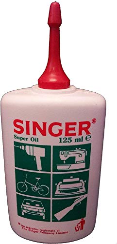 Aceite de máquina de coser Singer 100% auténtico, botella de 125 ml